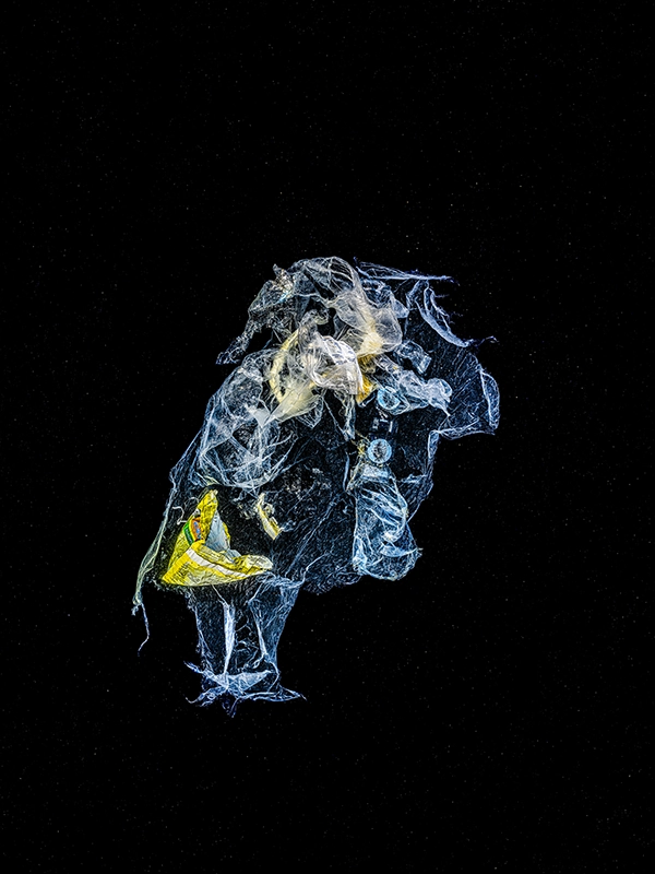 Bobby (2023) by Alexej Sachov. Contemporary photography, marine debris sculpture from Chronicles of an Emerging Diversity. Photo Basel 2026, Booth A9.