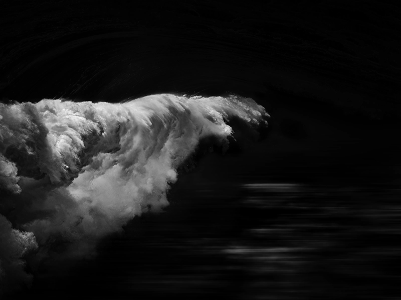 Waves Photography Underwater — &ldquo;The Ghost Horse Racing&rdquo; (2021) by Alexej Sachov.